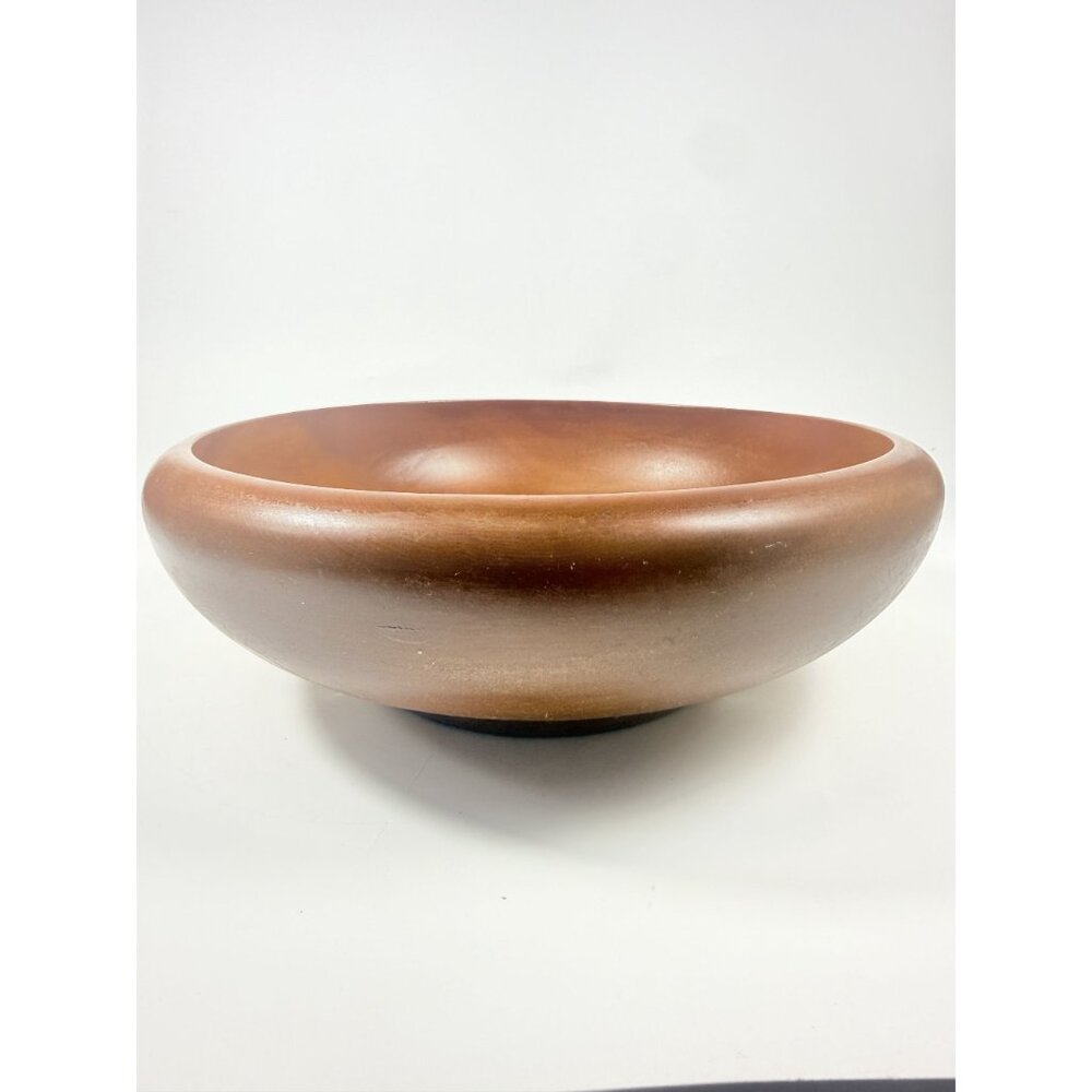 Dough Salad Bowl 1940’s Light Wood Pine RoundVintageMid Century Modern Farmhouse - Picture 10 of 12